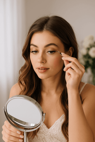 🎓 Comment poser des cils Mi-Xtension pour un regard glamour en moins de 10 minutes - Application de cils avec soin.