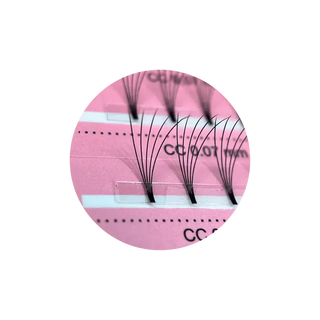 Détail des bouquets préfaits BLOOM Misencil noir mat courbure CC sur bande professionnelle