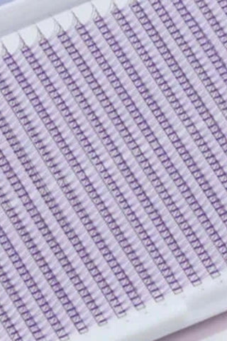 Bouquets BLOOM d'extensions de cils préfaits violet en CC, pour lash artist et professionnelles