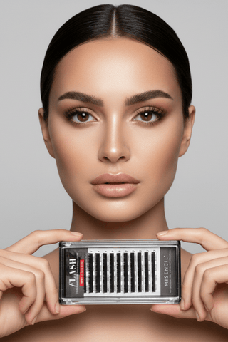 Image of a model holding FLASH très épais 0.20 16 C by Misencil, showcasing beauty for professionals and experts.