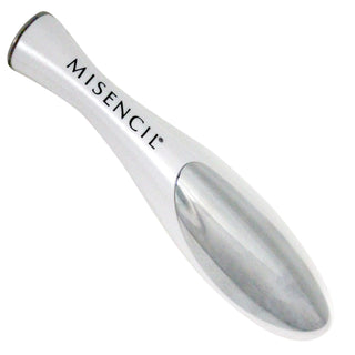 Masseur yeux à micro-impulsions Misencil. Réduit poches et ridules, stimule la micro-circulation et optimise l’absorption du soin contour des yeux.