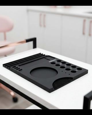 Palette PRO Lash Lift sur une table, outil professionnel pour rehaussement de cils, idéal pour cosméticiennes.