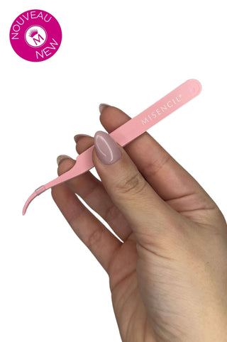 Pince rose Misencil pour Mi-Xtension X-Press, outil précis pour la pose d’extensions de cils à la maison