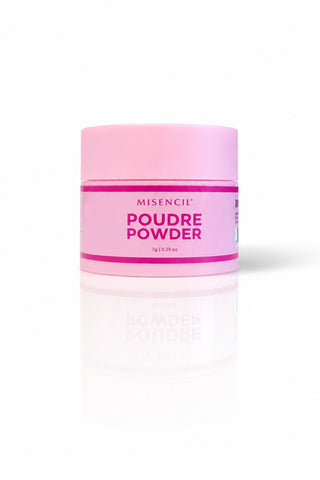 Poudre Misenlift pour lash lift coréen professionnel en pot rose sur fond blanc.